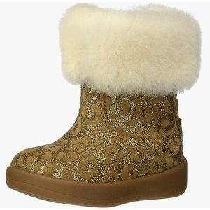 UGG Unisex-Child Jorie Ii Glitter Leopard Fashion Boot size 9